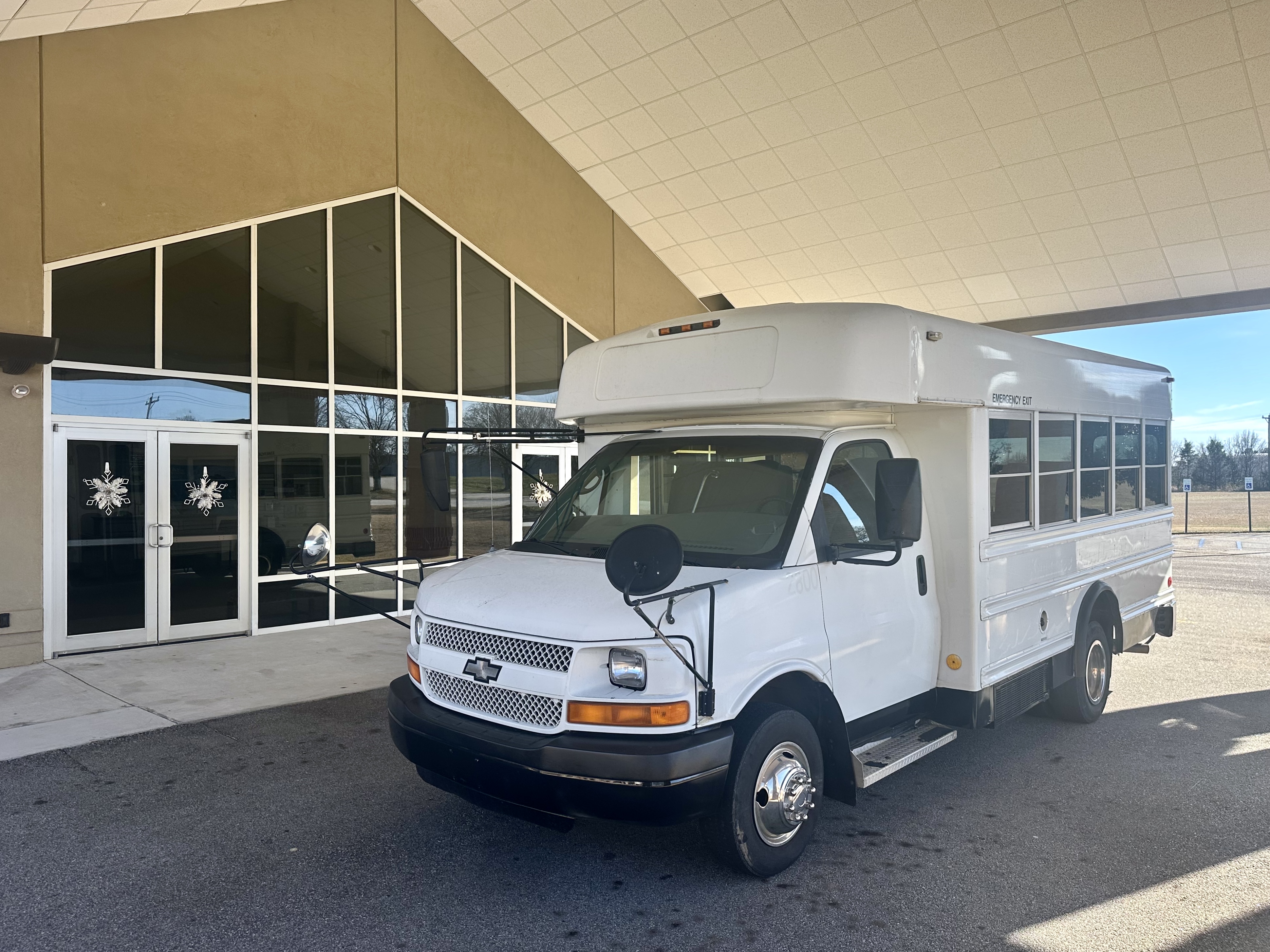 14-passenger mini bus for shuttle service in Anderson SC